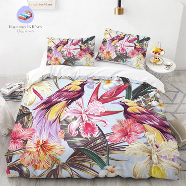 Housse de Couette Oiseau Tropical